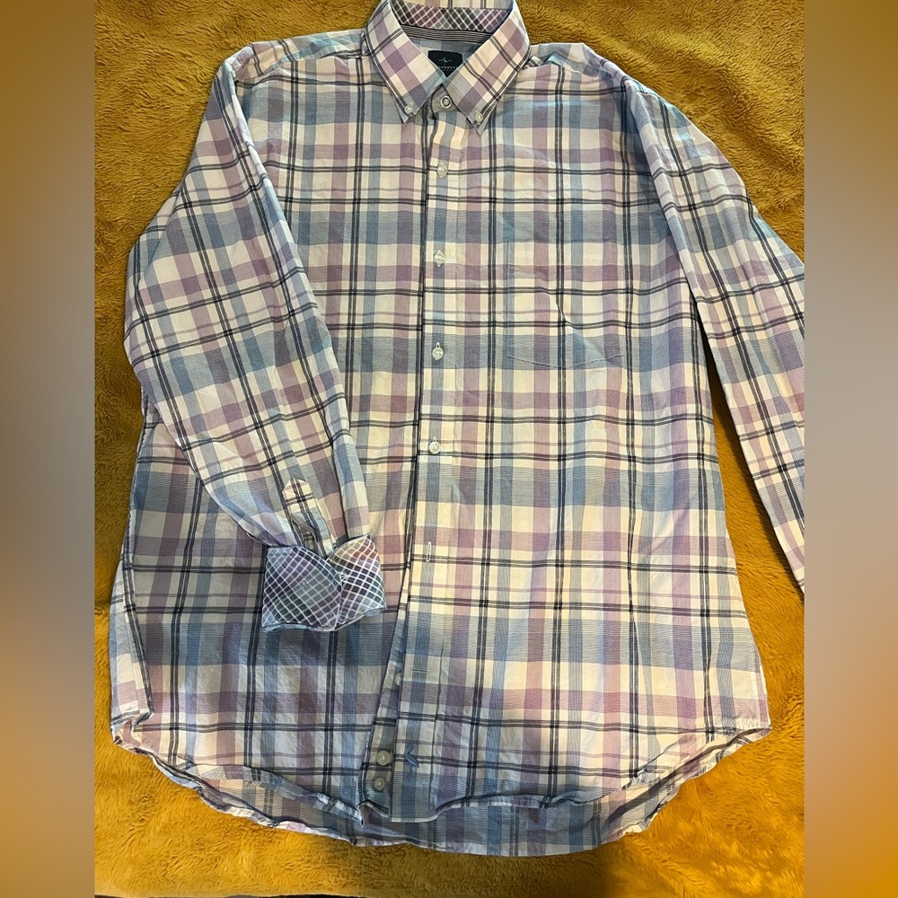 Talorbyrd plaid men’s button down size L